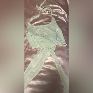 Tie around one size fits all halter top